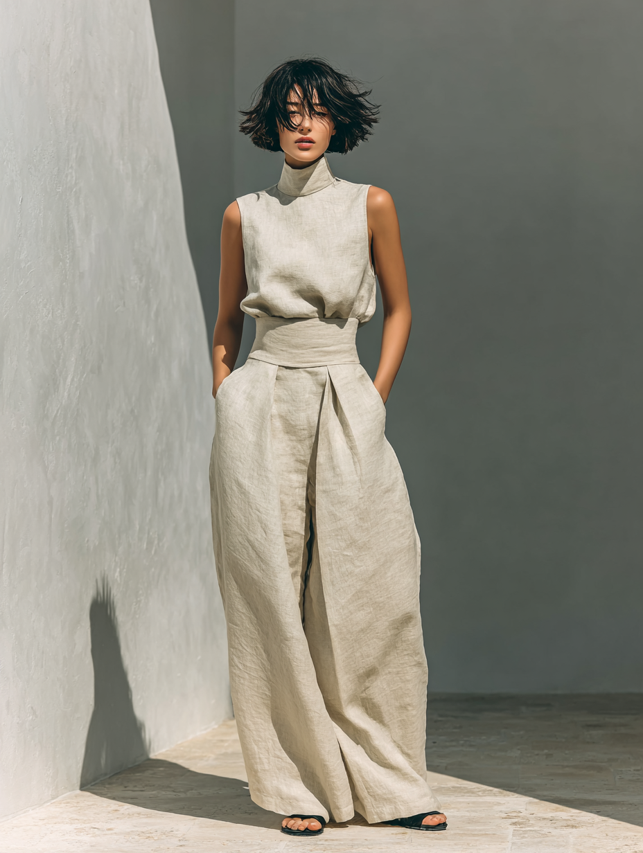 Claudia - ärmelloses Damen-Set