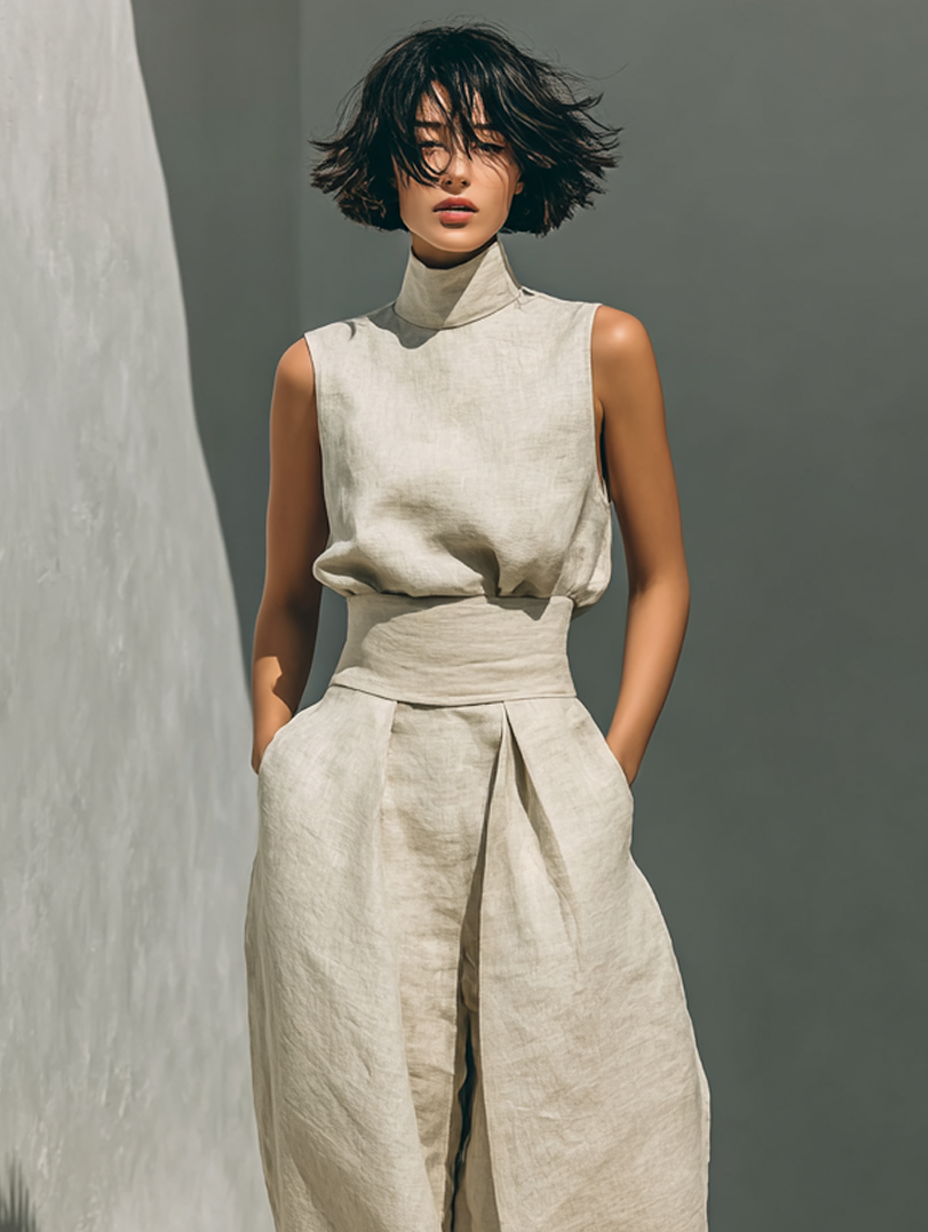 Claudia - ärmelloses Damen-Set