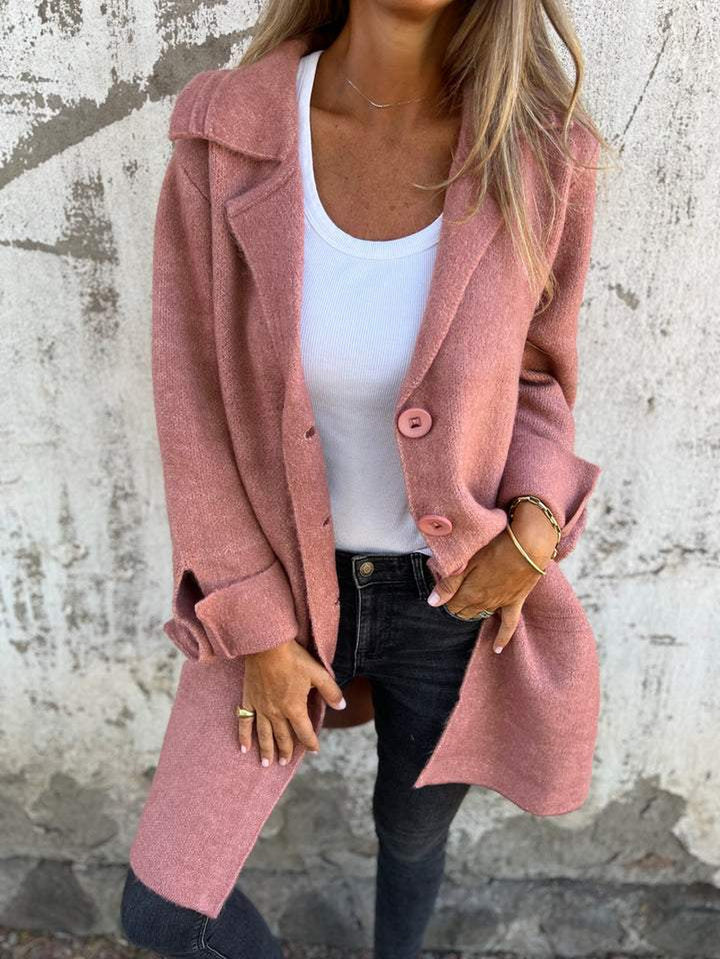 Sorella | Mantel Damen Mit Knopfleiste