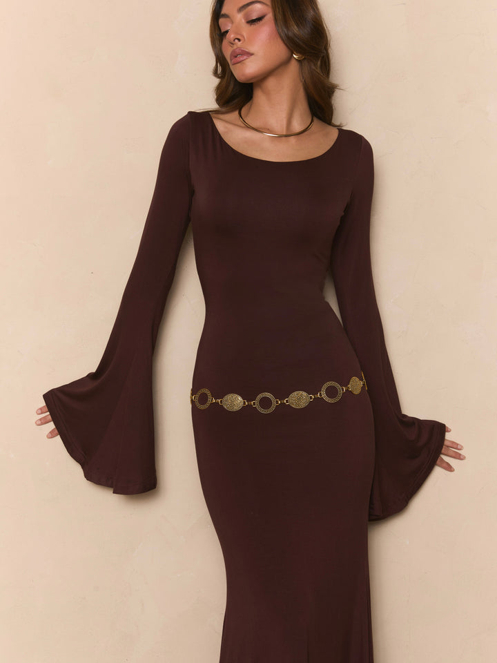 Marie – Gamine Jersey Schokoladenbraun