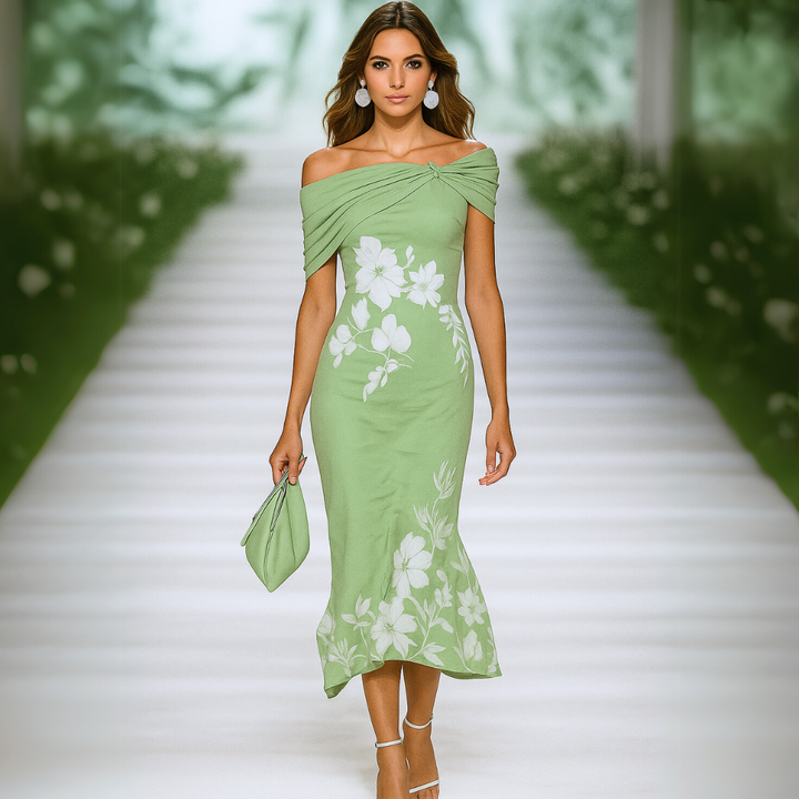 Karin - Elegantes Blumenkleid