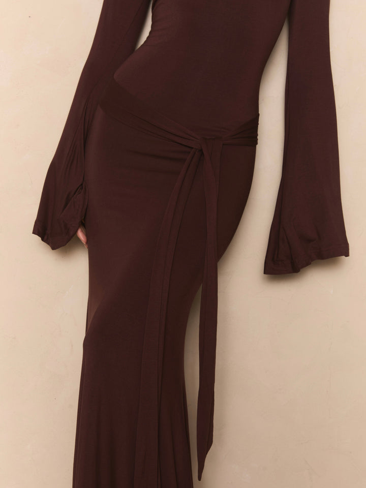 Marie – Gamine Jersey Schokoladenbraun