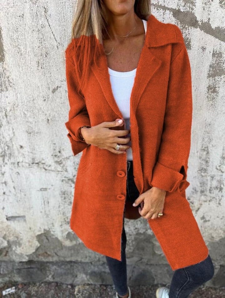 Sorella | Mantel Damen Mit Knopfleiste