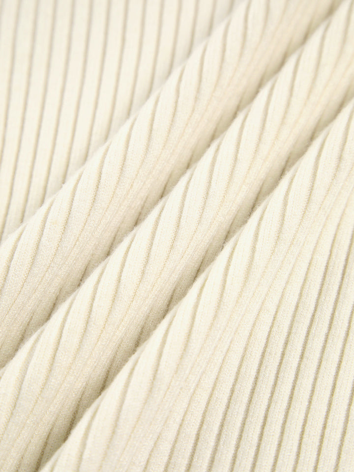 Imke – Langärmliges Strickoberteil in Vanille