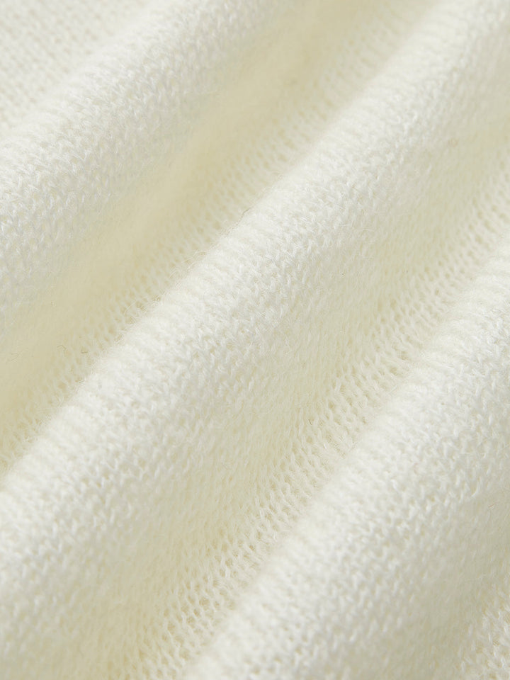 Denise – Eng anliegendes Strickoberteil mit drapierten Ausschnitten