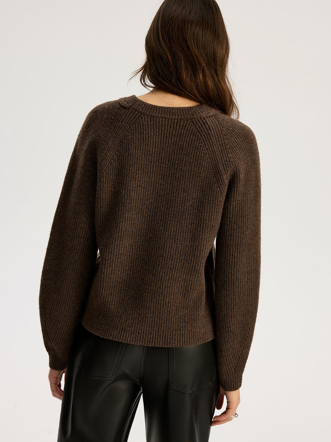 Deborah – Pullover aus geripptem Strick mit Ausschnitten