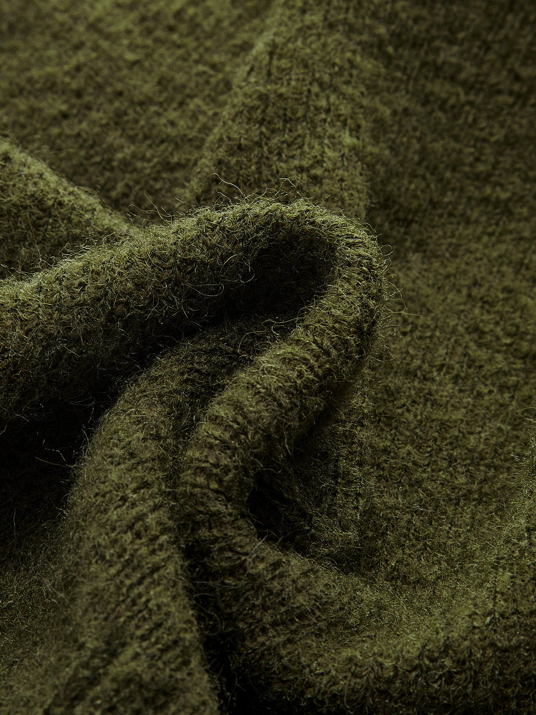 Barbara – Pullover aus Wollmischung mit Wickelausschnitt und V-Ausschnitt