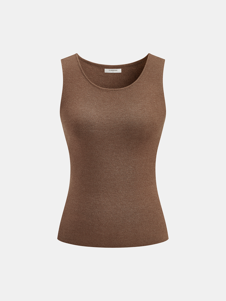 Alina - Zweiteiliges Set aus Tanktop und Capelet aus Strick