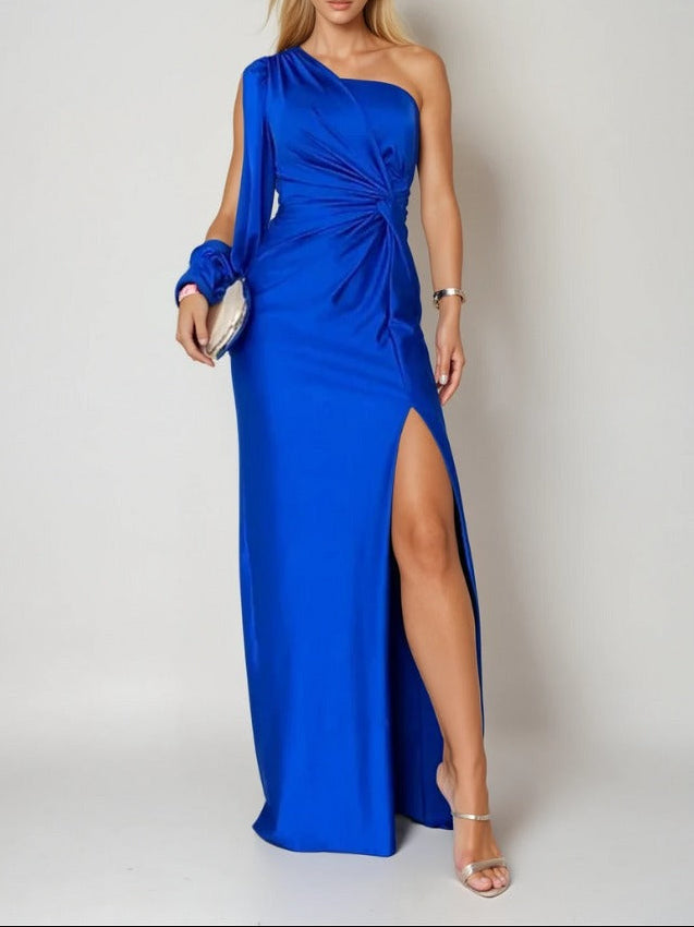 Riley - Ein-Schulter Abendkleid