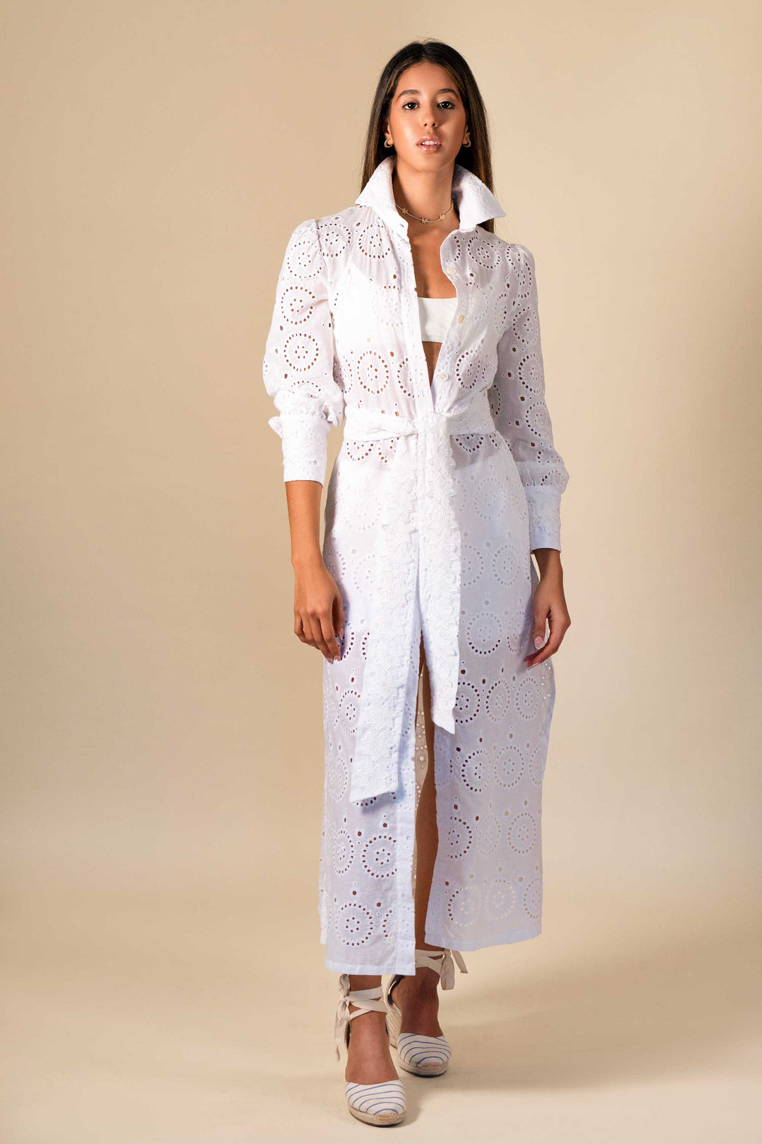 Monica - Palm‑Beach‑Maxikleid – Stilvolle Leichtigkeit im Resort‑Look