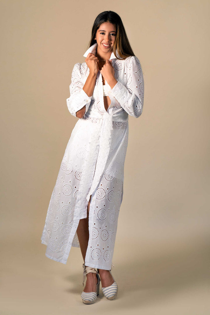 Monica - Palm‑Beach‑Maxikleid – Stilvolle Leichtigkeit im Resort‑Look