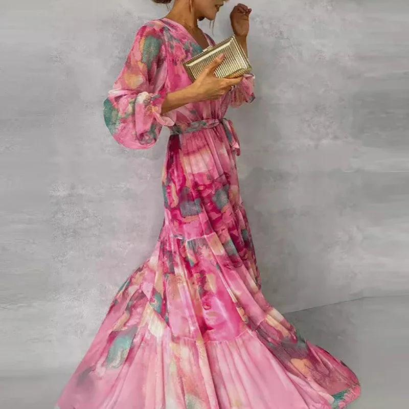 Gloria - Elegantes Florales Kleid