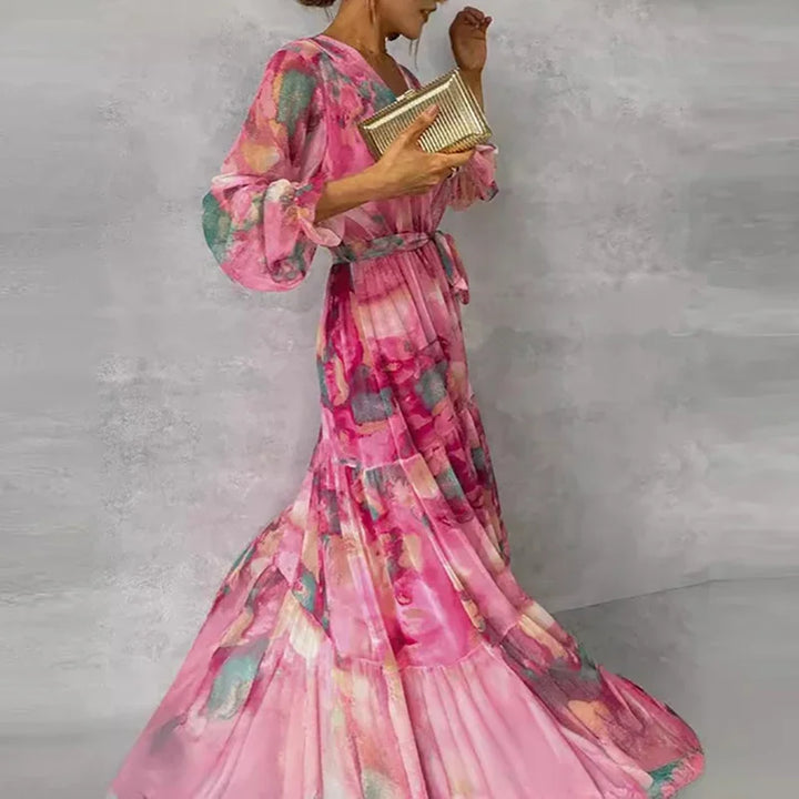Gloria - Elegantes Florales Kleid
