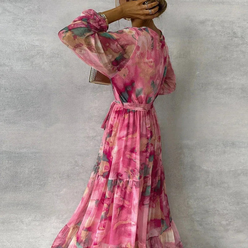 Gloria - Elegantes Florales Kleid
