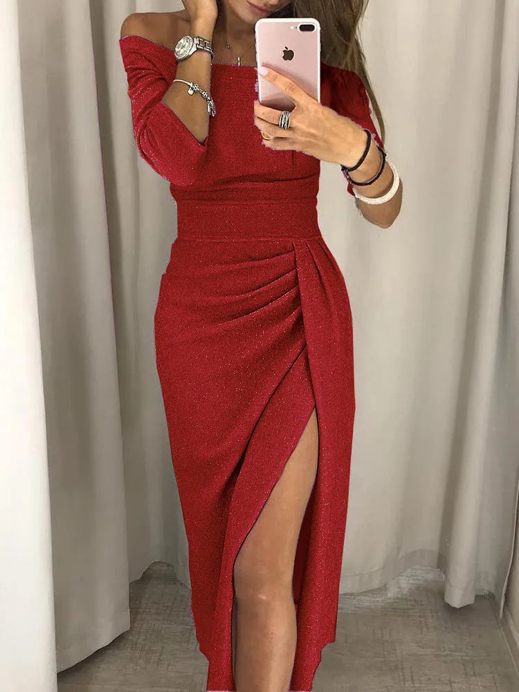 Elena - Langes elegantes Damenkleid