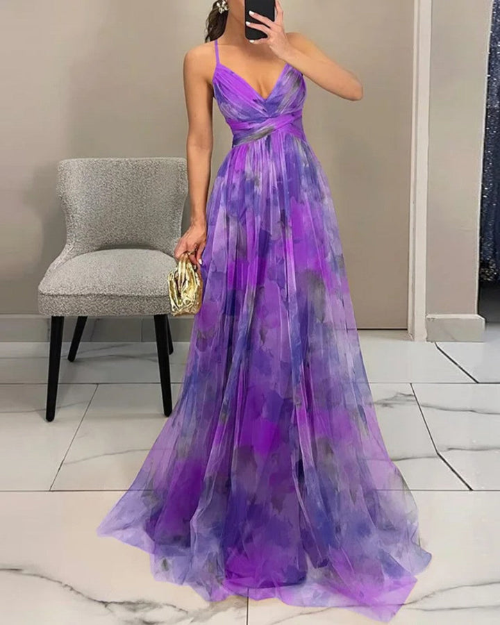 Lisa-Marie -  Elegantes florales Maxikleid