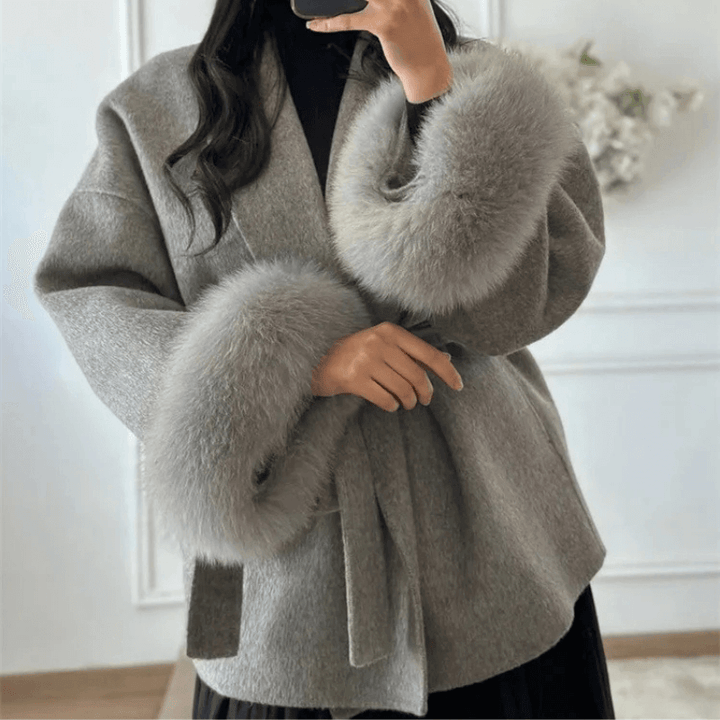 Paula – Mantel mit Manschetten