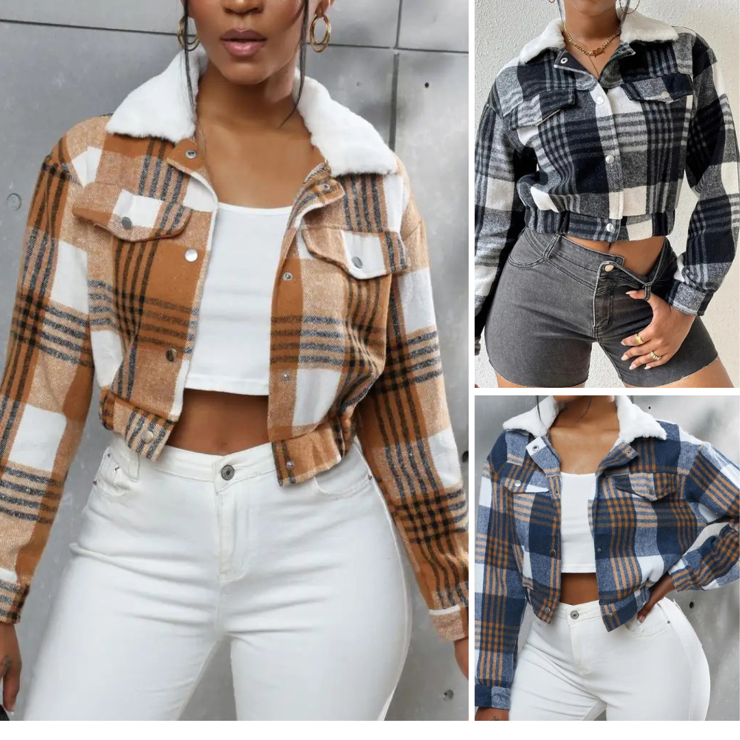 Nina – Karierte Jacke