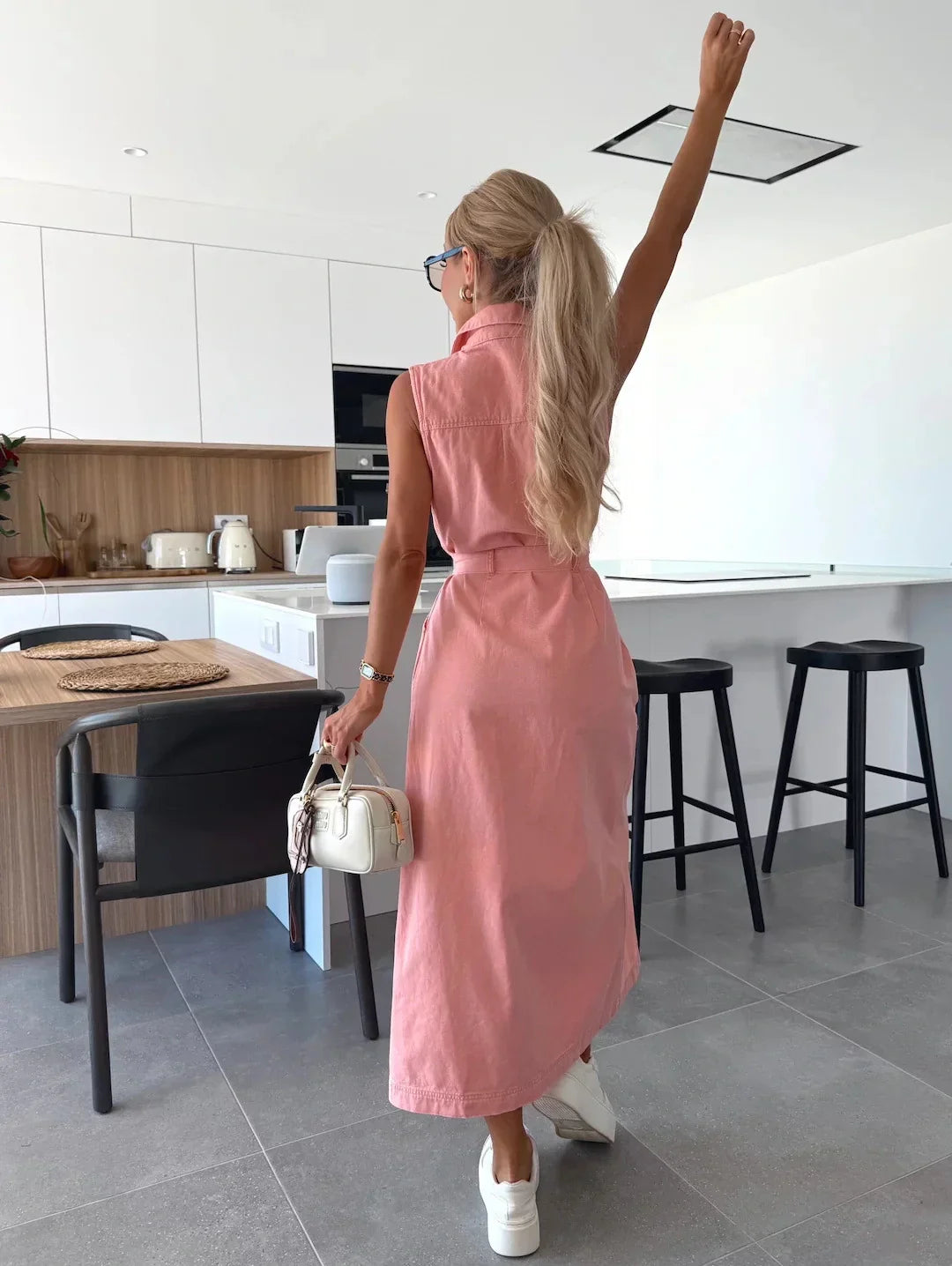 Isabelle - Maxi-Jeanskleid