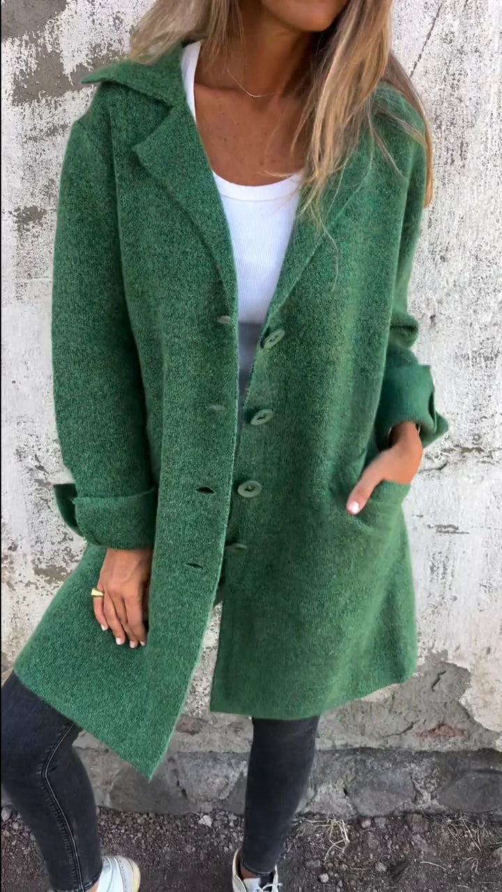 Sorella | Mantel Damen Mit Knopfleiste