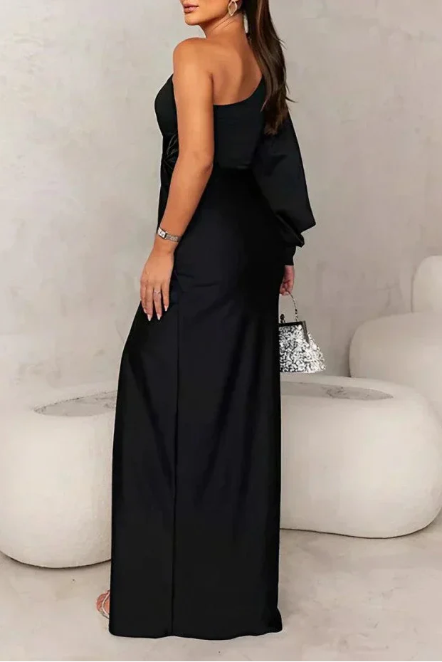 Riley - Ein-Schulter Abendkleid