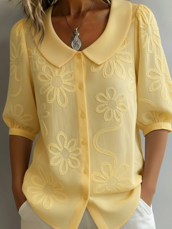 Aurélie™ – Leichte Bluse mit Blumenmuster und natürlicher Eleganz