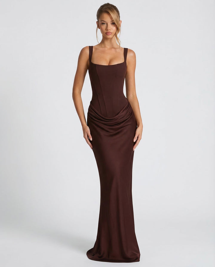 Chayenne - Sanduhr-Maxikleid