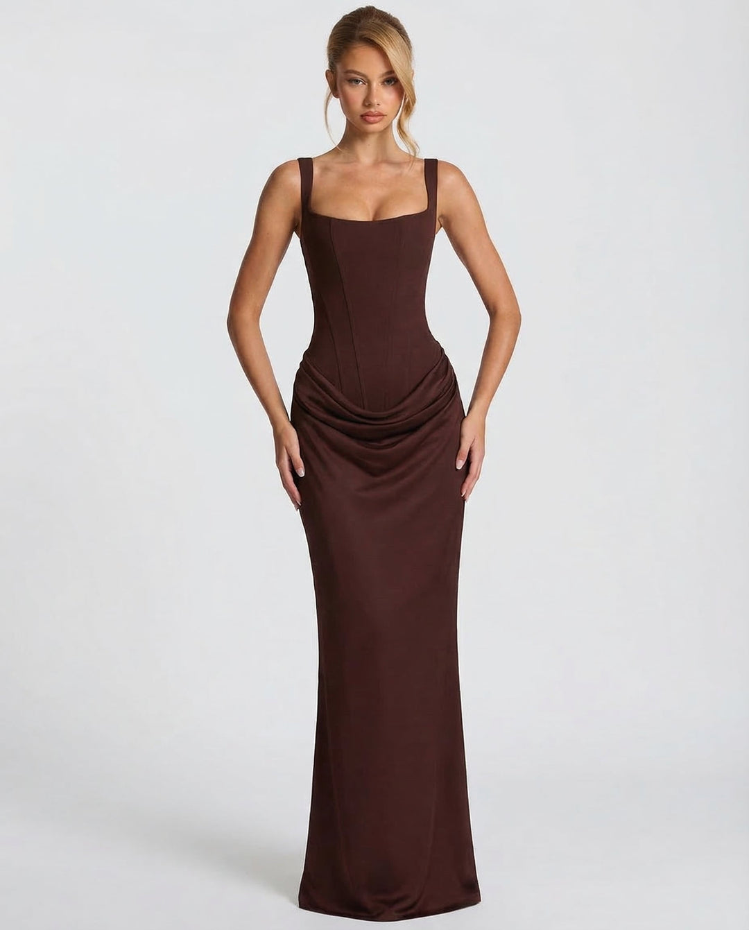 Chayenne - Sanduhr-Maxikleid