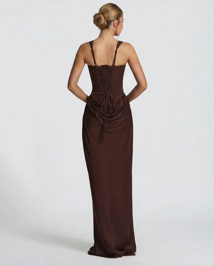 Chayenne - Sanduhr-Maxikleid