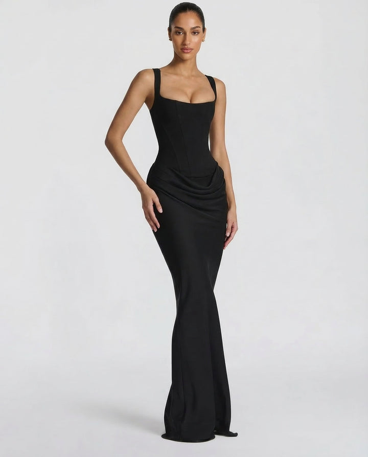 Chayenne - Sanduhr-Maxikleid