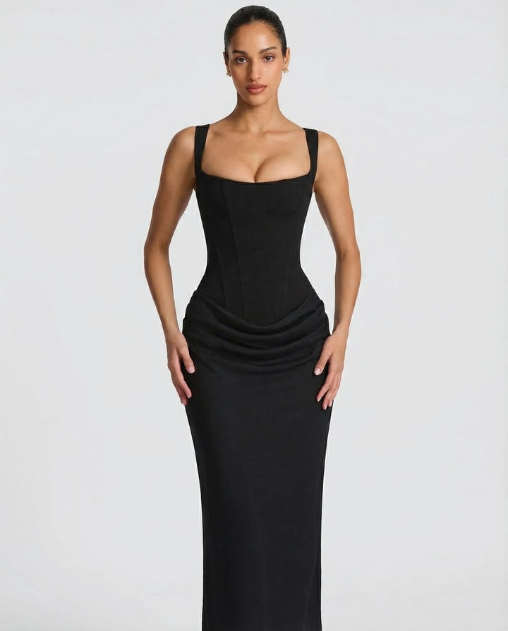 Chayenne - Sanduhr-Maxikleid