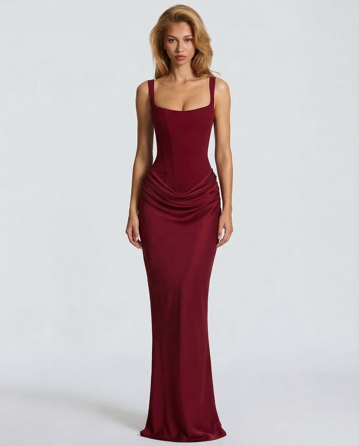 Chayenne - Sanduhr-Maxikleid