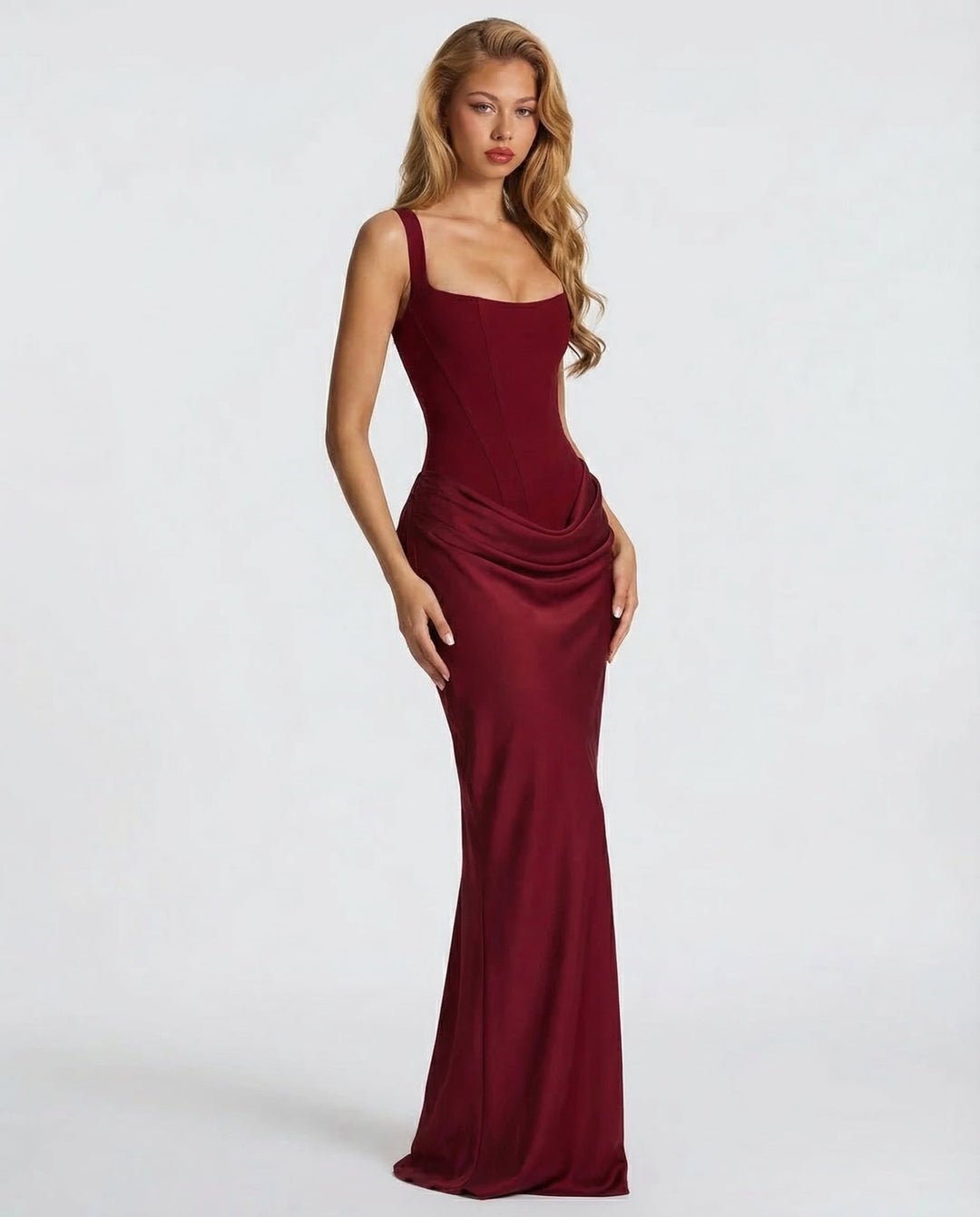 Chayenne - Sanduhr-Maxikleid