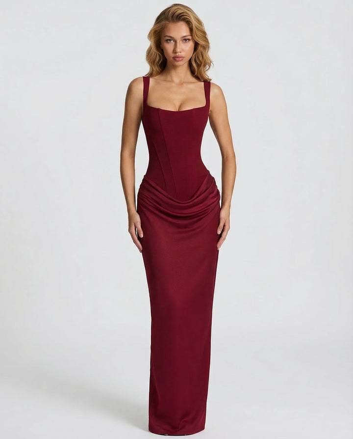 Chayenne - Sanduhr-Maxikleid