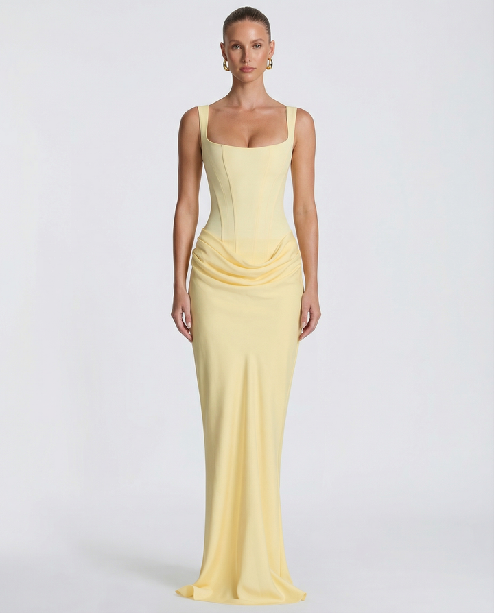 Chayenne - Sanduhr-Maxikleid