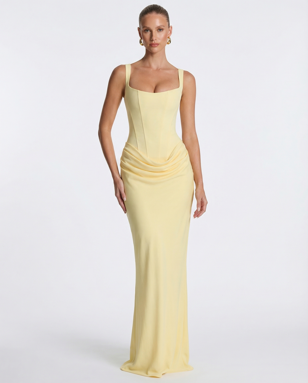 Chayenne - Sanduhr-Maxikleid