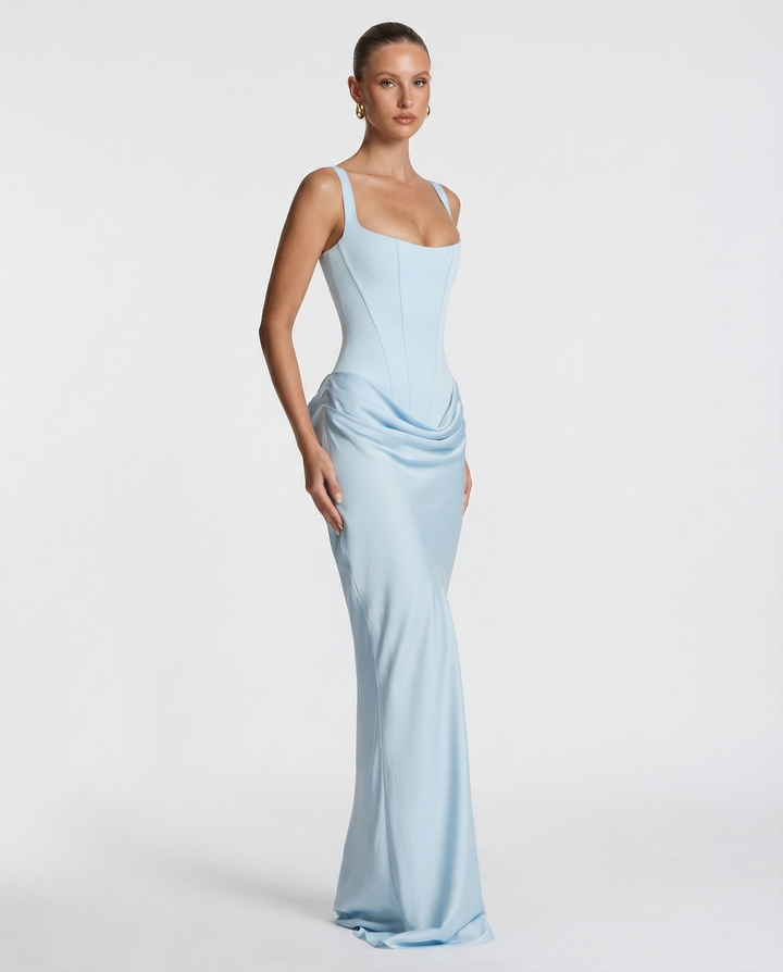 Chayenne - Sanduhr-Maxikleid