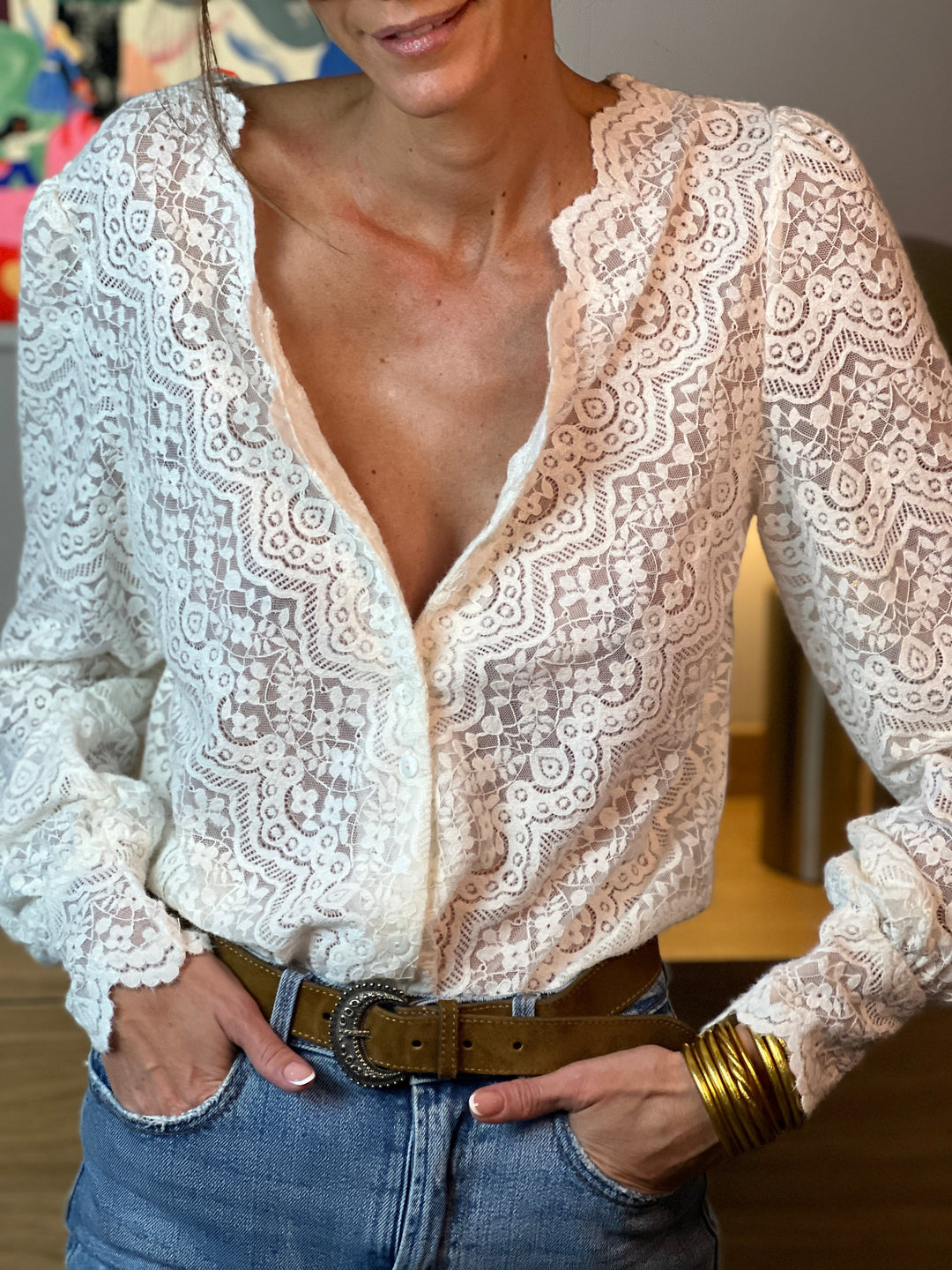 Lea - Hippoline Strickbluse