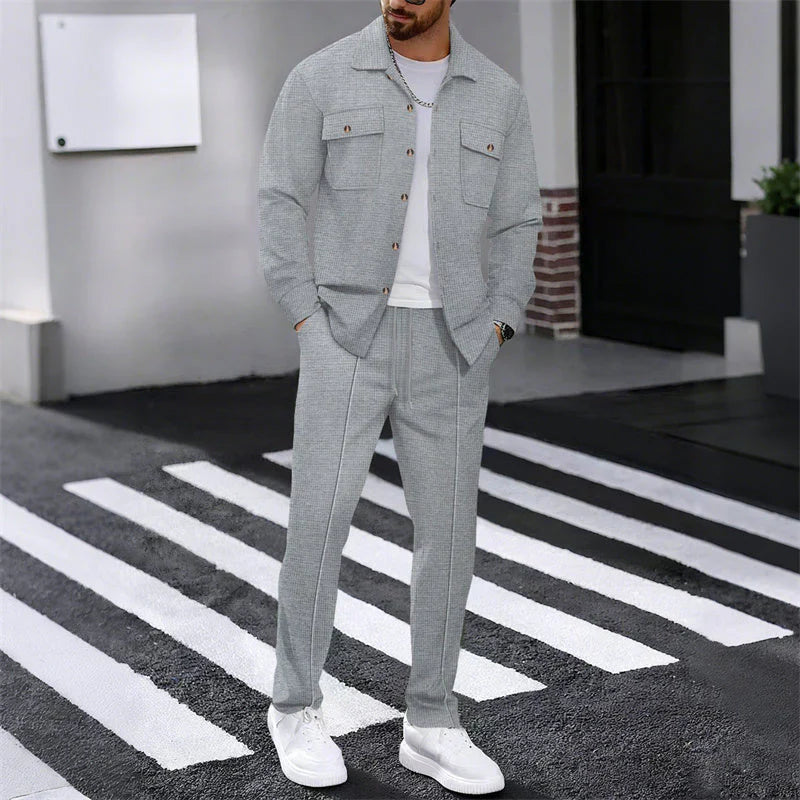Duncan™ | WAFFELSTRICK FREIZEIT SET