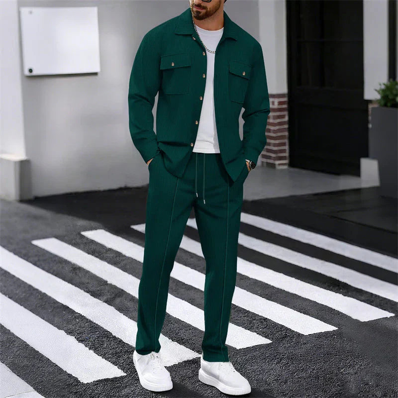 Duncan™ | WAFFELSTRICK FREIZEIT SET