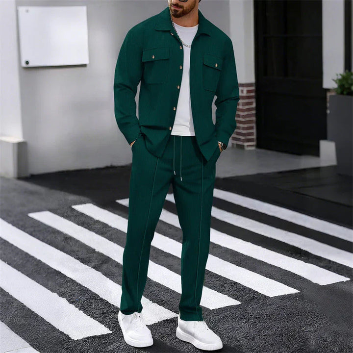 Duncan™ | WAFFELSTRICK FREIZEIT SET